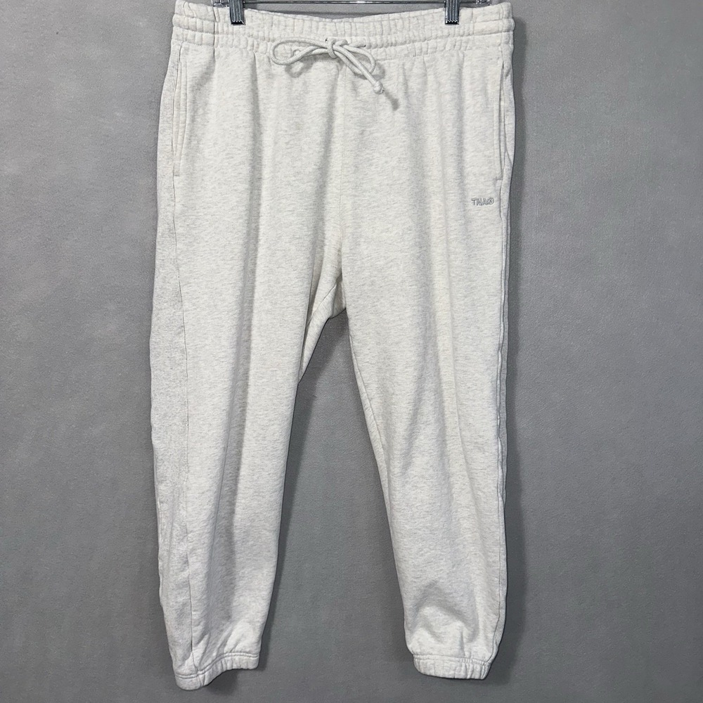 Aritzia TNA Sweatfleece Boyfriend Fit Sweatpants Heather Grey Women's Large